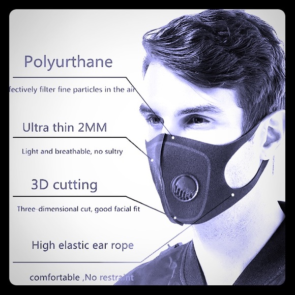 Two Face Masks 24 Multi-Use Cycles w/Air Valve - Picture 4 of 8